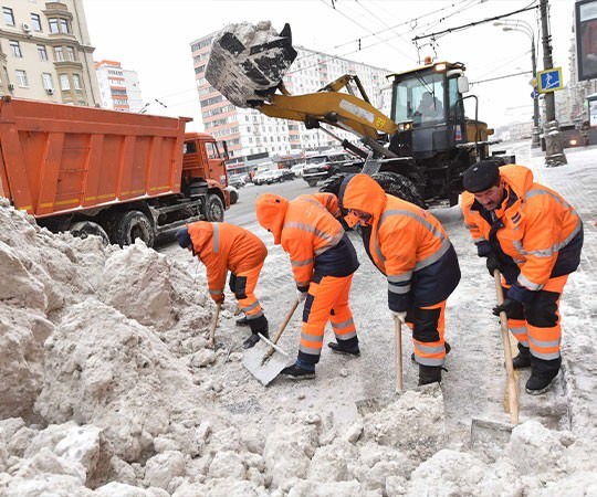 Уборка снега в Ижевске и  Удмуртской Республике